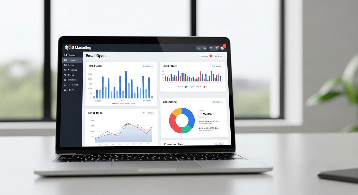 Klaviyo Composer AI email marketing dashboard showing campaign analytics and automated flow builder