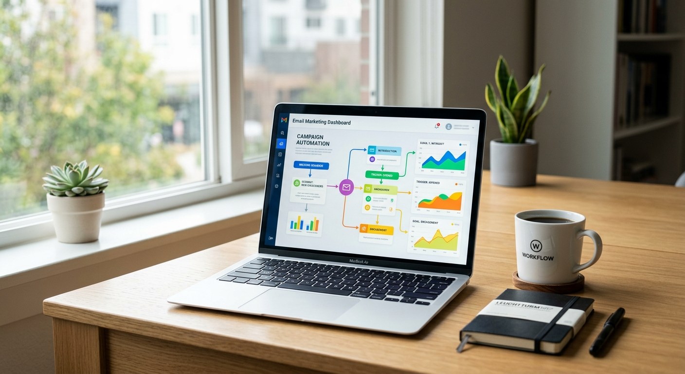 Email lifecycle sequences dashboard showing ecommerce automation flows for repeat sales